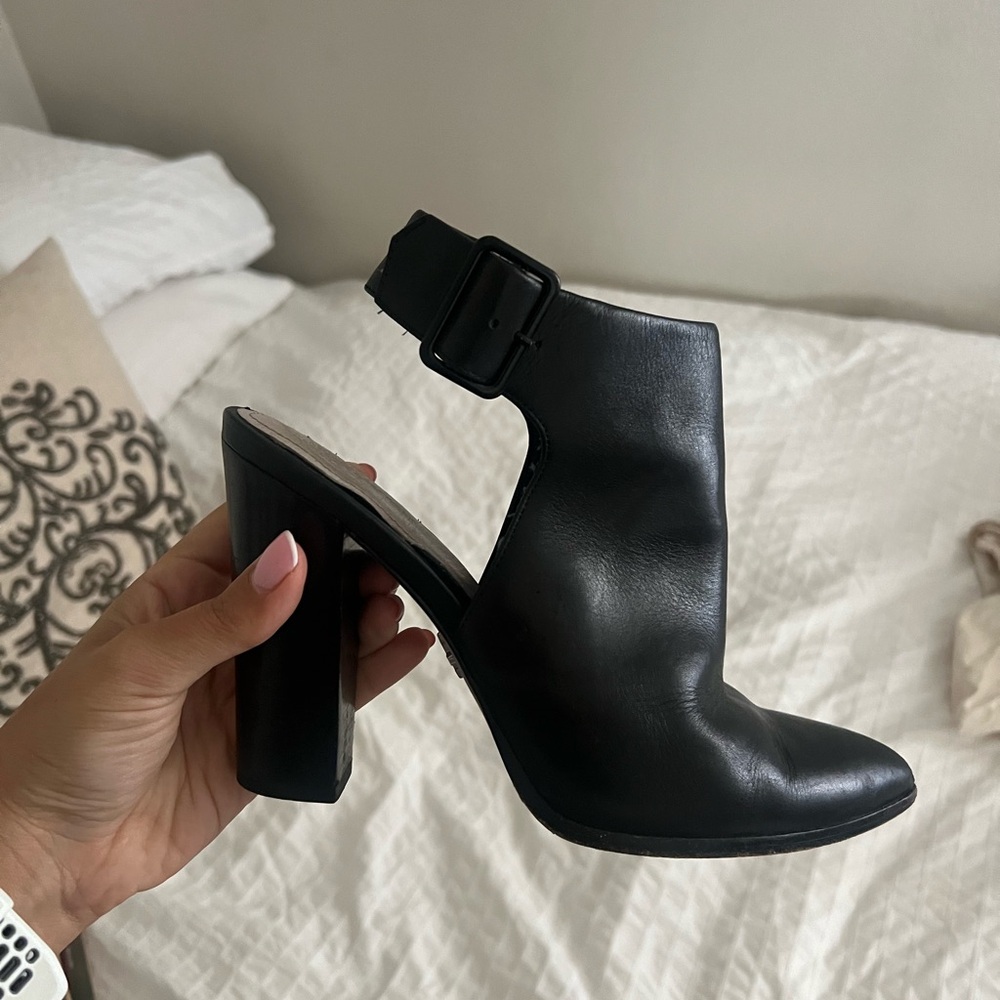 Black Bootie Heel